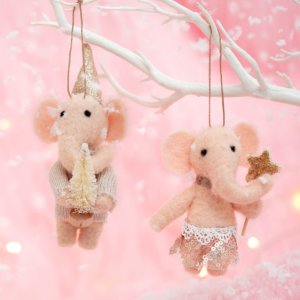 Juletre-pynt - Sass & Belle - Teppe - Elefant - Modell: Tyllskjørt Juletre-pynt - Sass & Belle - Teppe - Elefant - Modell: Tyllskjørt