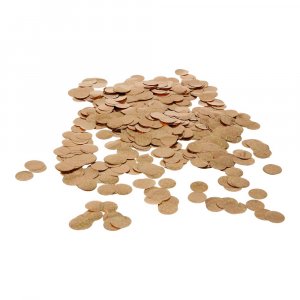 Konfetti - Prikker - Rose Metallic