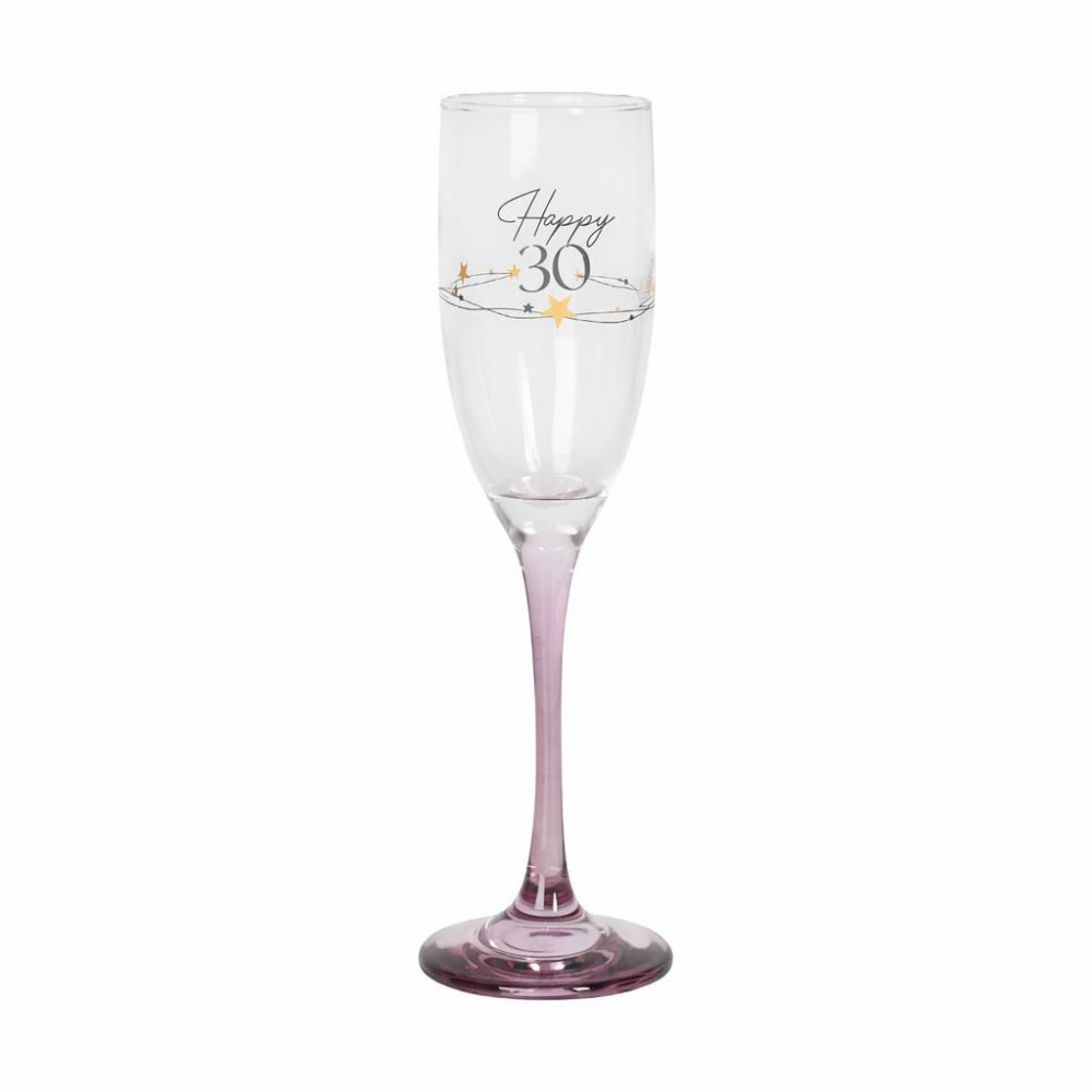 Champagneglass - Happy 30 - Borddekking og buffet, Student