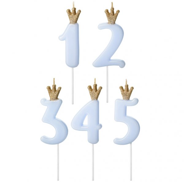 Kakelys - Gullkrone - Lysebl