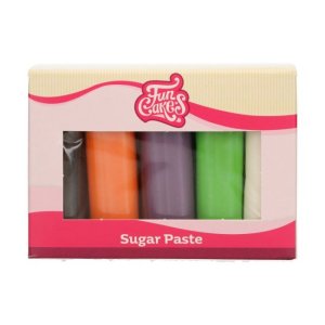 Sugarpaste/Sugarpaste - Mixpack - Halloween - FunCakes - 5x100g Sugarpaste/Sugarpaste - Mixpack - Halloween - FunCakes - 5x100g