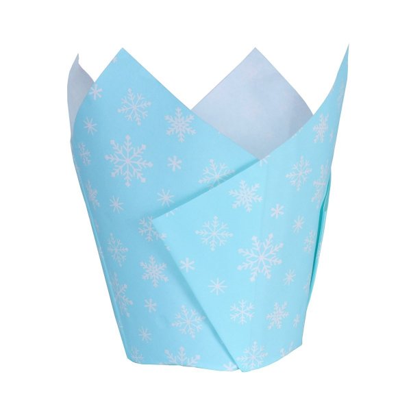 Muffinsformer - Vinter - Tulipan - Blå/hvit - PME Muffinsformer - Vinter - Tulipan - Blå/hvit - PME
