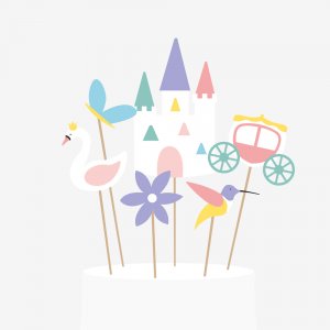 Kakespenner - Prinsessefest - 6 stk