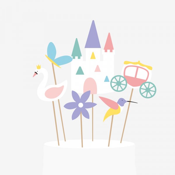 Kakespenner - Prinsessefest - 6 stk