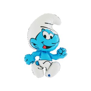Folieballong - Smurfene - Smurf - Form - 81 cm Folieballong - Smurfene - Smurf - Form - 81 cm