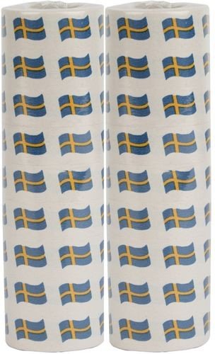 Serpentiner – svensk flagg – 2-pakning – Alle studenter, Student