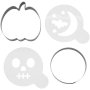 Kakeutstikkere med sjablonger - Halloween - Wilton - 4-pakning Kakeutstikkere med sjablonger - Halloween - Wilton - 4-pakning