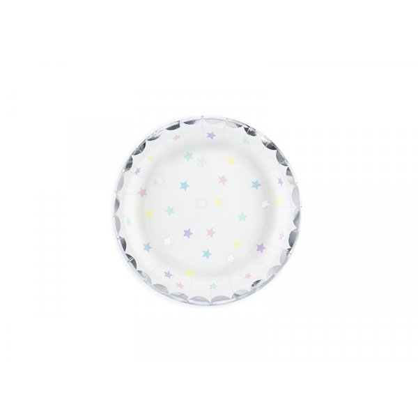 Desserttallerkener - Pastellstjerner - 6-pakning Desserttallerkener - Pastellstjerner - 6-pakning