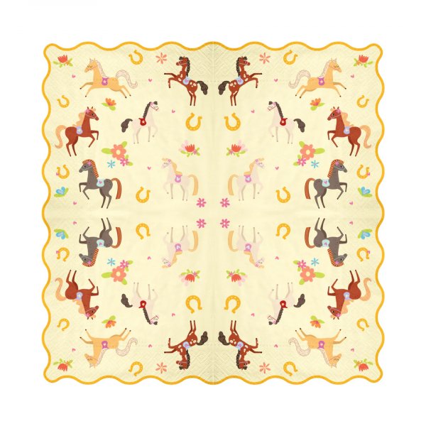 Servietter - Hestefest 10-pakning Servietter - Hestefest 10-pakning