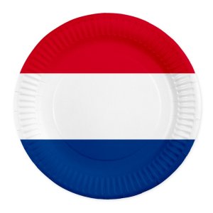 Papptallerkener - Holland - 23 cm - 8 stk Papptallerkener - Holland - 23 cm - 8 stk