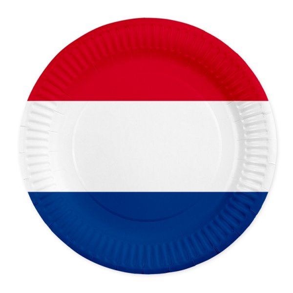 Papptallerkener - Holland - 23 cm - 8 stk Papptallerkener - Holland - 23 cm - 8 stk