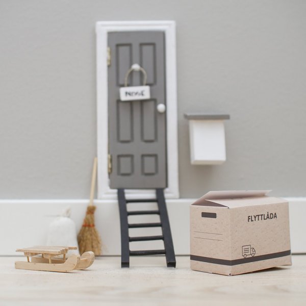Flyttekasse - 3-pakning - nissen flytter inn Flyttekasse - 3-pakning - nissen flytter inn