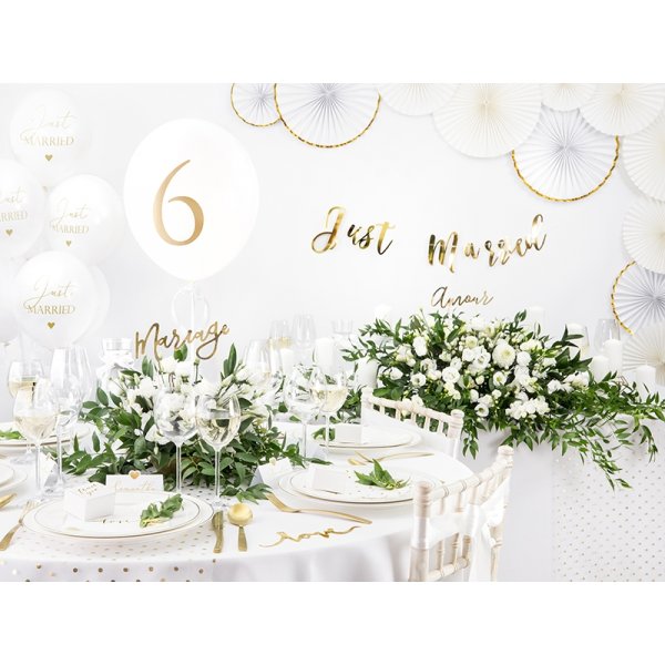 Bordkort - Lite hjerte - Gull - 10-pakning Bordkort - Lite hjerte - Gull - 10-pakning