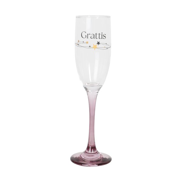 Champagneglass - Gratulerer Champagneglass - Gratulerer