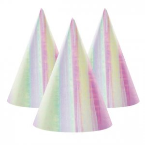 Festhatter - Skimrende - 6-pakning