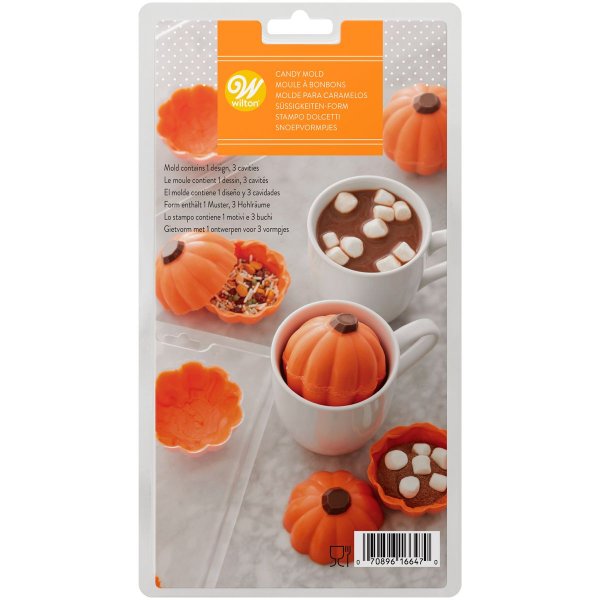 Sjokoladeform Choco Bomb gresskar - 2-pakning Sjokoladeform Choco Bomb gresskar - 2-pakning