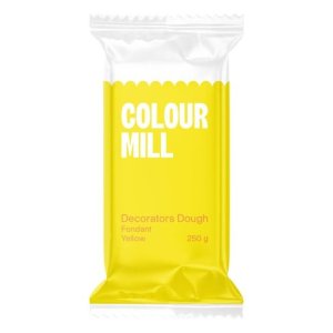 Sukkerpasta-deig - Gul - Fargekvern - 250 g Sukkerpasta-deig - Gul - Fargekvern - 250 g