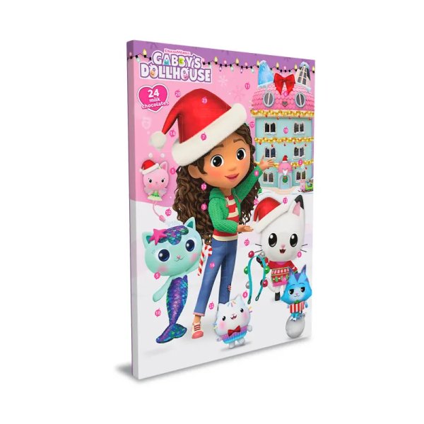 Adventskalender - Gabbys dukkehus - Sjokolade - 24 plasser Adventskalender - Gabbys dukkehus - Sjokolade - 24 plasser