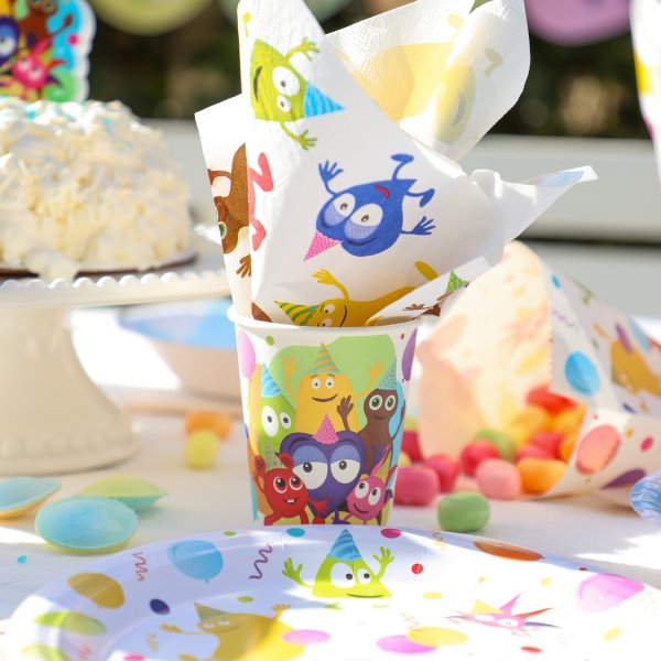 Papirkopper - Babblarna - 8-pakning Papirkopper - Babblarna - 8-pakning