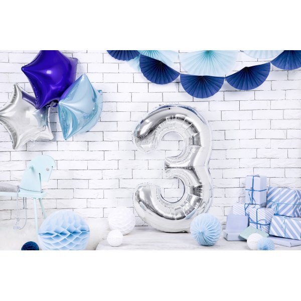 Tallballong - Sølv - 86 cm Tallballong - Sølv - 86 cm