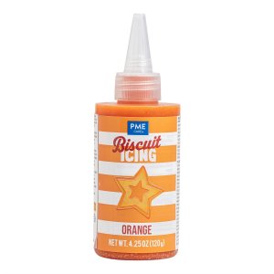 Ferdiglaget glasur/kjeksglasur - Appelsin - PME - 120g Ferdiglaget glasur/kjeksglasur - Appelsin - PME - 120g