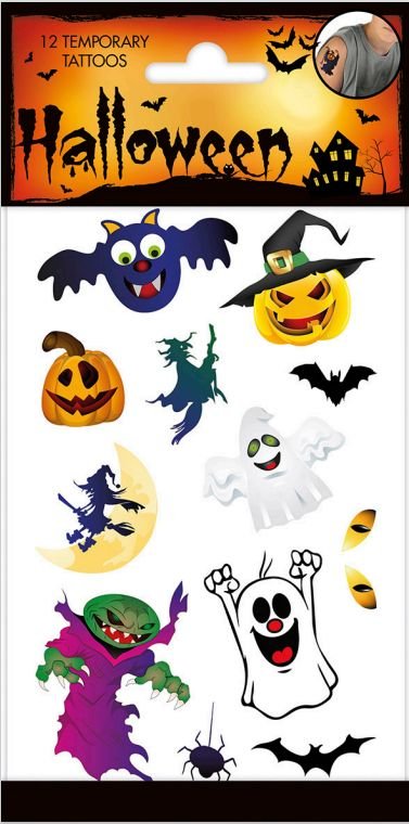 Tatoveringer – Halloween – Skummel – Halloween-dekorasjoner, Halloween