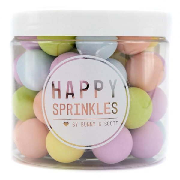 Sjokoladeperler - Dull Pastels XXL - Happy Sprinkles - 120g