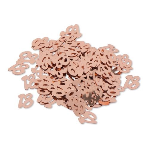 Konfetti 18 - Roségull - 1 cm - Konfetti, Små dekorasjoner