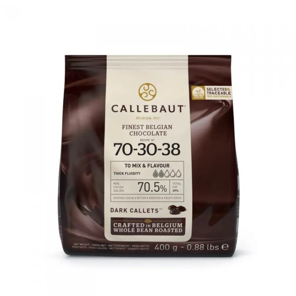 Sjokolade - 70-30-38 - Callebaut - 400g