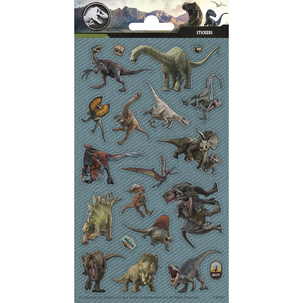 Klistremerker – Jurassic World