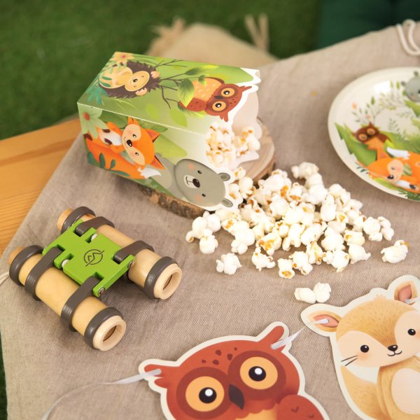 Popcornkopper - Skogens Venner - 6-pakning