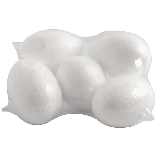 Isopor-egg - 5-pakning Isopor-egg - 5-pakning