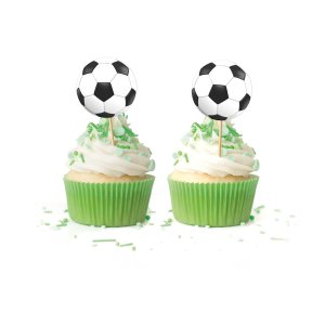 Kakepinner - Fotball - 12 stk Kakepinner - Fotball - 12 stk