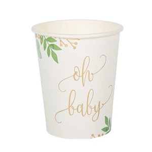 Pappkopper - Babyshower - 8-pakning