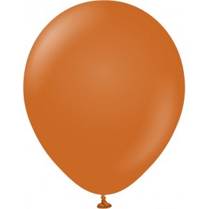 Ballonger ensfargede - Premium 45 cm - Rust Oransje