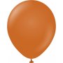 Ballonger ensfargede - Premium 45 cm - Rustorange - 5-pakning