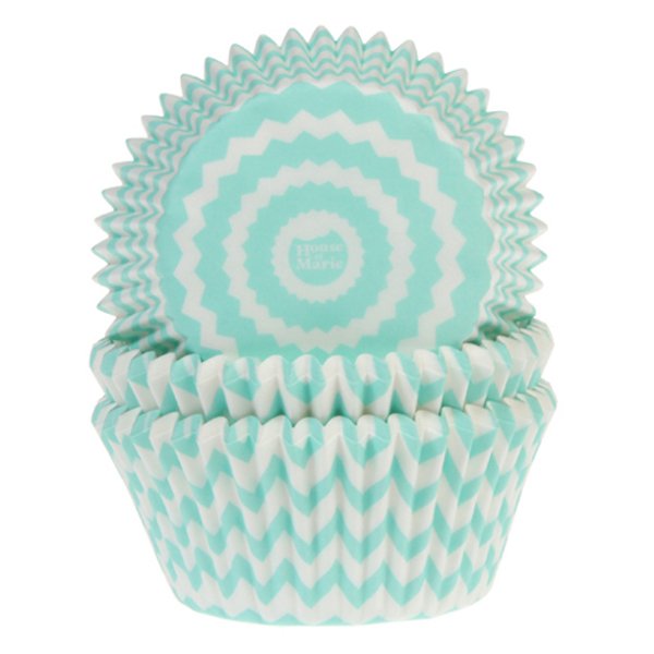 Muffinsformer - Chevron - Mint - 50-pakning Muffinsformer - Chevron - Mint - 50-pakning