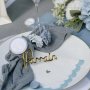 Servietter med hjerter - Stormbl� - 16-pakning