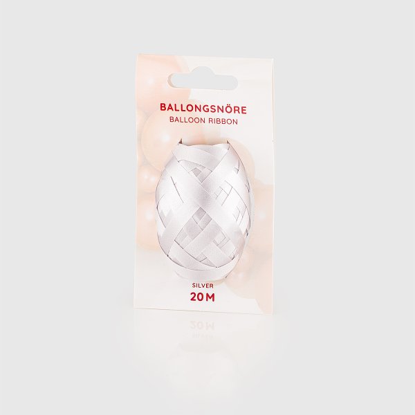 Ballongsnor - 20 m - Sølv Ballongsnor - 20 m - Sølv