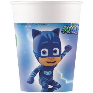 Pappkopper - PJ Masks - 200 ml - 8-pakning Pappkopper - PJ Masks - 200 ml - 8-pakning