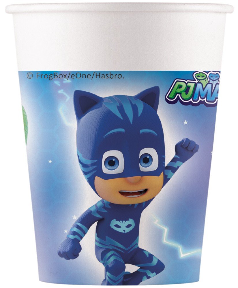 Pappkopper – PJ Masks – 200 ml – 8-pakning – Superhelt