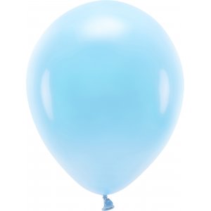 Ensfargede ballonger - ko 30 cm - Bl - 10-pakning