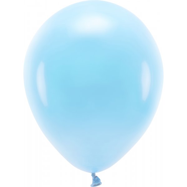 Ensfargede ballonger - Øko 30 cm - Blå - 10-pakning Ensfargede ballonger - Øko 30 cm - Blå - 10-pakning