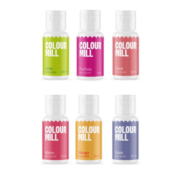 Color Mill Tropical - Pakke - 6 x 20 ml Color Mill Tropical - Pakke - 6 x 20 ml
