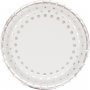 Papptallerkener - Sølv - 22,5 cm - 10-pakning Papptallerkener - Sølv - 22,5 cm - 10-pakning