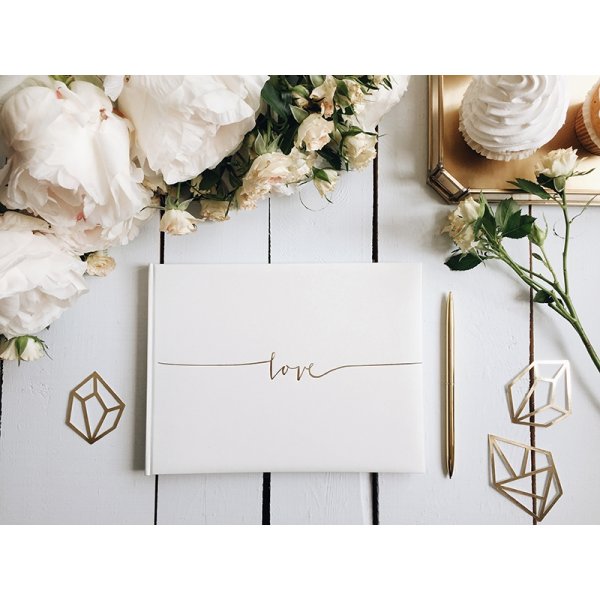 Gjestebok - Kjrlighet - Gull