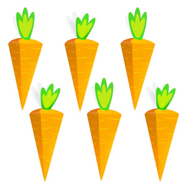 Godteriboks - 6-pakning - Gulrot Godteriboks - 6-pakning - Gulrot