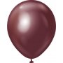 Ballonger ensfargede - Premium 30 cm - Burgunder Krom - 10-pakning
