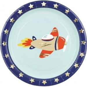 Papptallerkener - Fly - 6-pakning Papptallerkener - Fly - 6-pakning