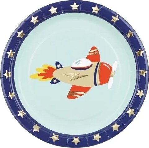 Papptallerkener - Fly - 6-pakning Papptallerkener - Fly - 6-pakning